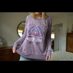 All Seeing Eye Off the Shoulder Sweater